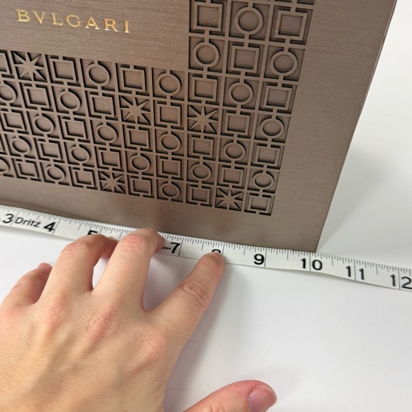 Beautiful Bvlgari Metallic Bronze Closet Storage or Gift Box - Picture 11 of 13
